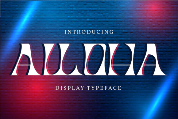 Alloha Font: Elevate Your Digital Branding with Modern Display Typography
