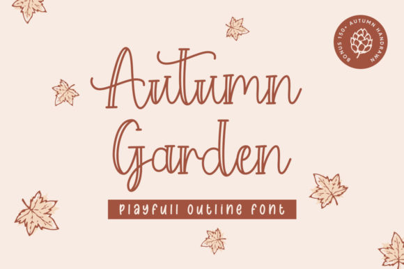 Autumn Garden Font for Vibrant Digital Campaigns