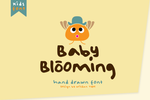 Baby Blooming Font for Playful and Joyful Craft Creations