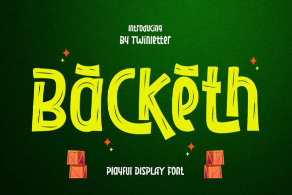 Backeth Font: A Playful Typeface for Craft Creations