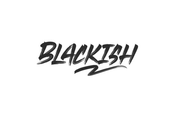 Blackish: A Textured Display Font for Creative Branding