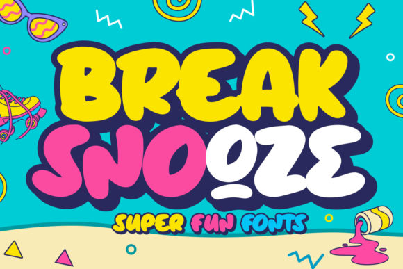 Break Snooze Font: A Playful Typeface for Creative Makers