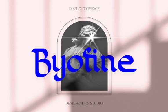 Byofine: A Stylish Display Font for Creative Projects