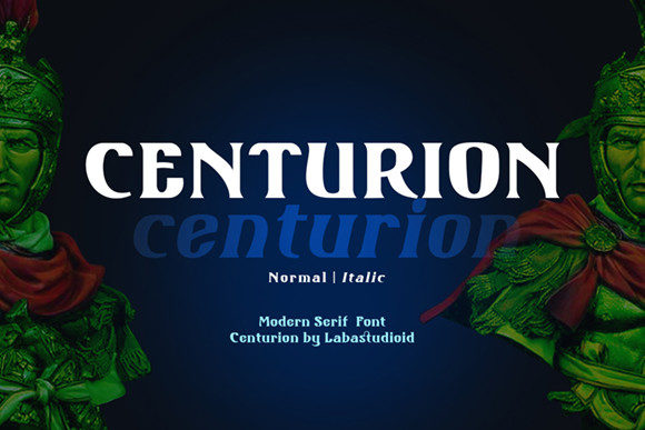 Centurion Font for Bold Creative Projects