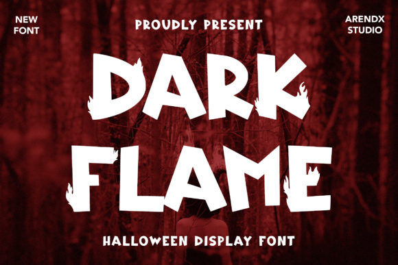 Dark Flame Font for Eye-Catching Branding and Marketing