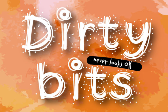 Dirty Bits Font for Eye-Catching Branding and Campaigns