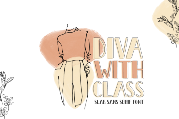 Diva with Class Font Review for Creative Makers