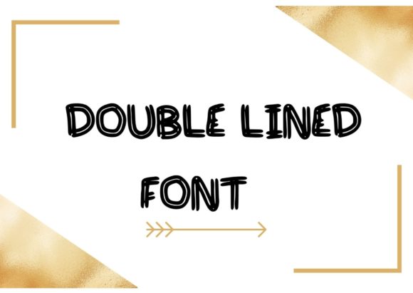 Double Lined: A Display Font That Elevates Digital Design