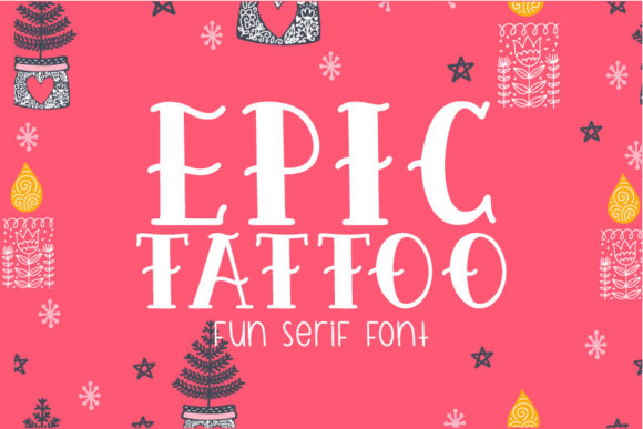 Epic Tattoo Display Font for Creative Makers