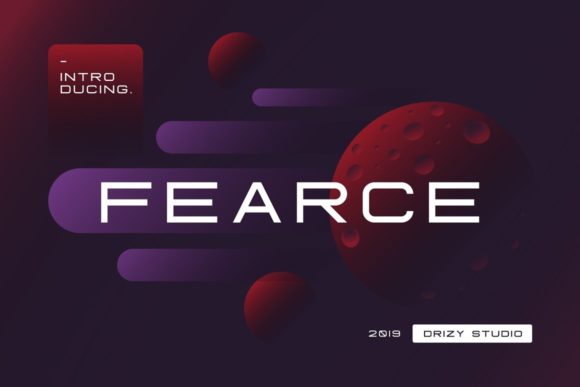 Fearce Font: The Modern Display Typeface for Campaign Impact