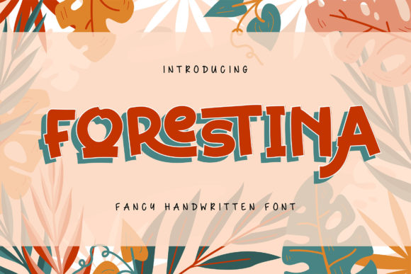 Forestina: A Trendy Display Font for Creative Projects