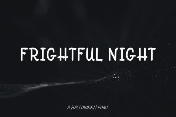 Frightful Night Font for Spooky and Stylish Craft Projects