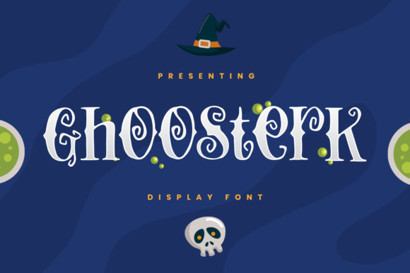 Ghoosterk Font: A Spooky Display Typeface for Business Creativity