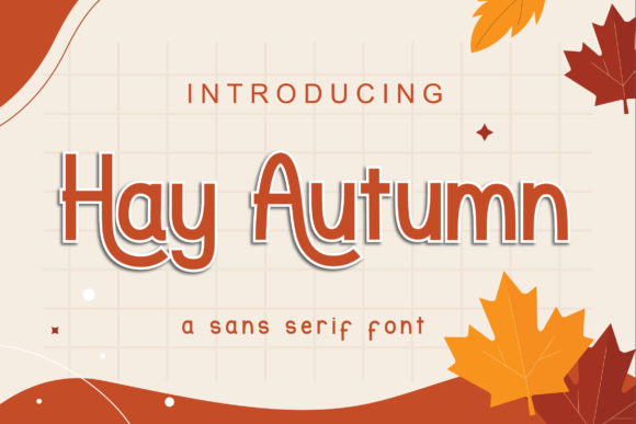 Hay Autumn Font for Polished Branding and Display Projects