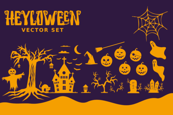Heyloween Font: A Spooky Display Typeface for Craft Creators
