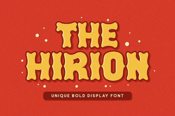 Hirion Font: A Bold Choice for Spectacular Branding