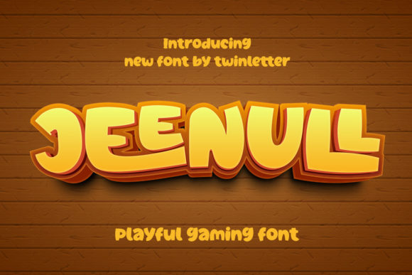 Jeenull Display Font for Creative Branding Projects
