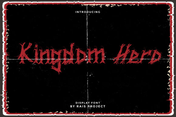 Kingdom Hero Font for Dark and Creative Web Projects