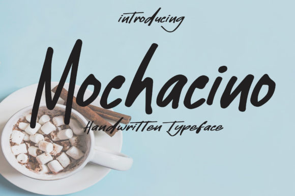 Mochacino Font: A Handwritten Typeface for Digital Branding