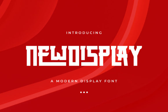 New Display Font for Small Business Branding