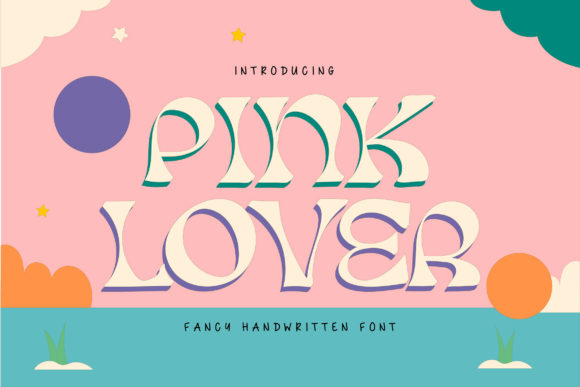 Pink Lover Font for Whimsical Editorial Design