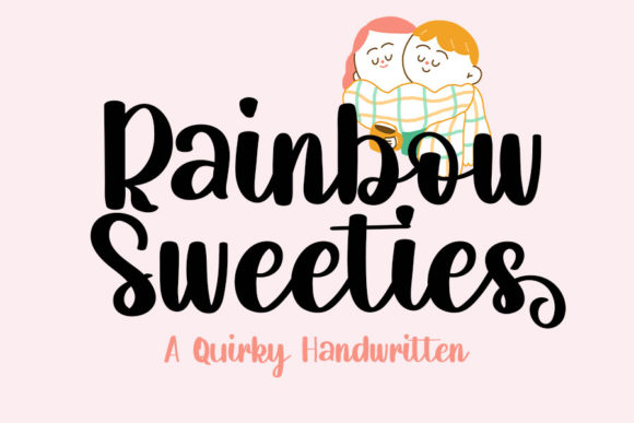 Rainbow Sweeties: A Display Font for Creative Publishing