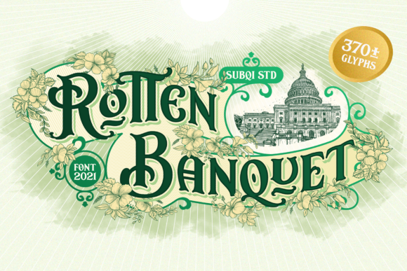 Rotten Banquet Font for Bold Branding and Display Design