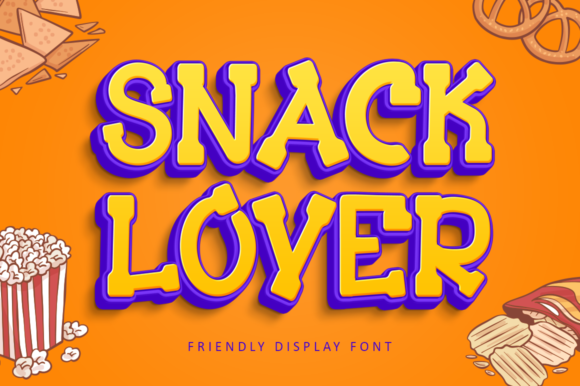 Snack Lover Font: A Versatile Display Typeface for Creative Makers
