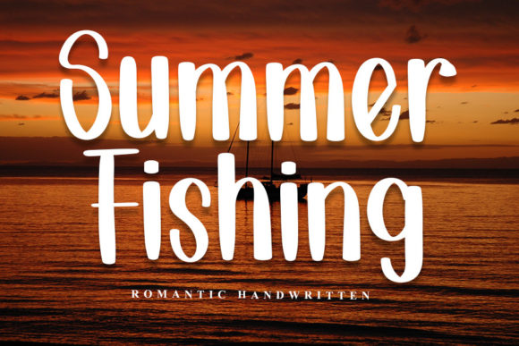 Summer Fishing Font for Modern Web Design