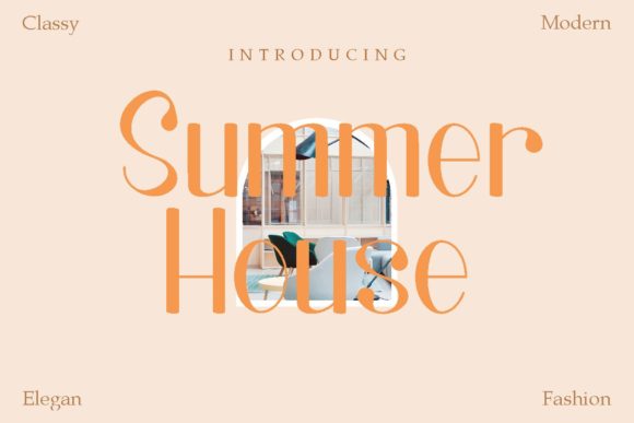 Summer House Font for Modern Web Design and Branding