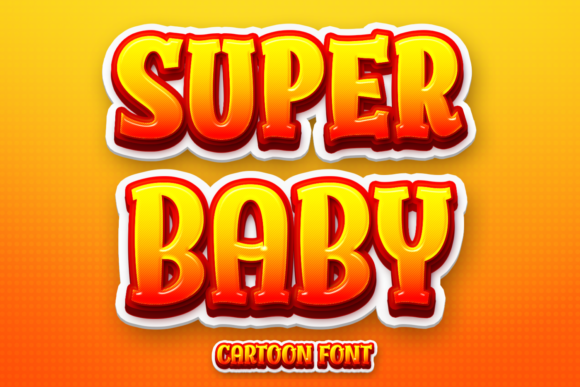 Super Baby Font: A Playful Display Typeface for Creative Projects