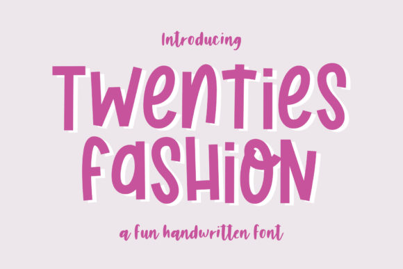 Twenties Fashion Font for Web Design Projects