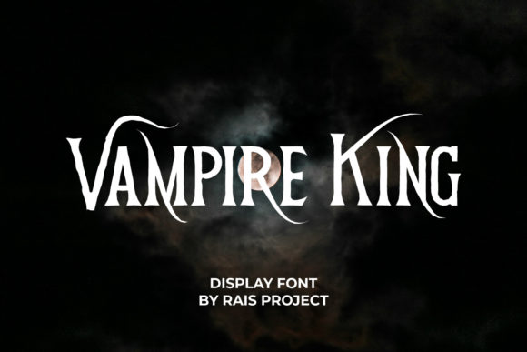Vampire King Font Review for Dark and Creative Branding Projects