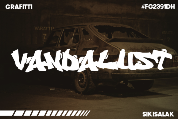 Vandalust Display Font Review: A Graffiti-Style Typeface for Bold Campaigns