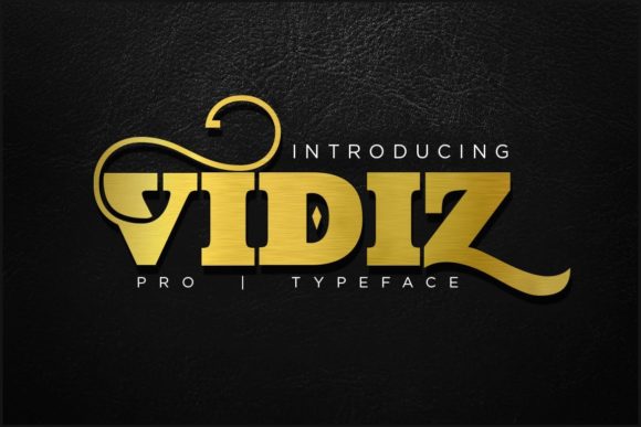 Vidiz Pro Display Font for Creative Projects