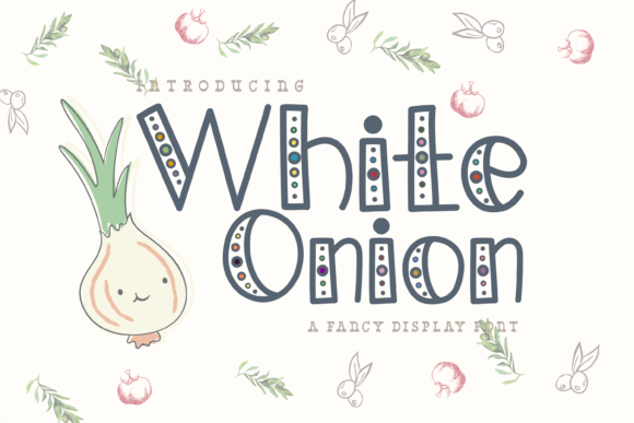 White Onion Font for Modern Editorial Design