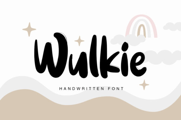 Wulkie Display Font for Editorial Design